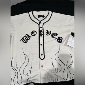 DARC SPORT BASEBALL JERSEY IN CREAM ❌SOLD❌